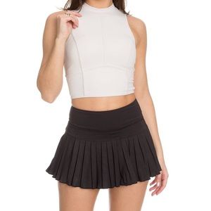 Black Gold Hinge tennis skirt!